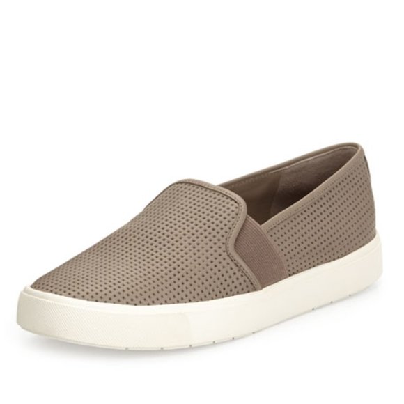 Vince Shoes - Vince Blair Perforated Slip-On Sneaker Woodsmoke